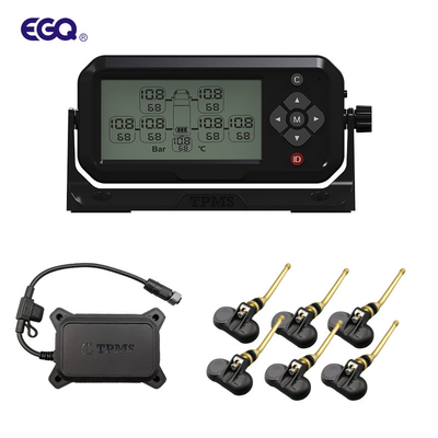 6 Sensore dello stelo della valvola della ruota Sistema di monitoraggio della pressione degli pneumatici Sistema TPMS degli pneumatici del rimorchio