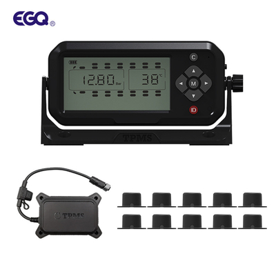 Sistema di monitoraggio della pressione dei pneumatici con avviso di bassa potenza per camion TPMS per 10 ruote