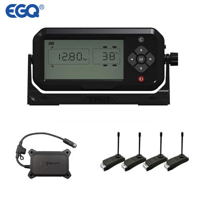 Motorhome Trailer Digital Tire Pressure System Display Sensori integrati con reattore impermeabile