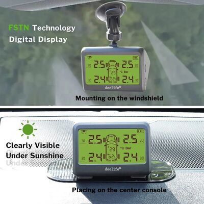 MY66 Sensore interno per il monitoraggio della pressione dei pneumatici TPMS per auto 433MHz