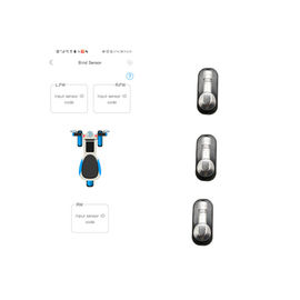 Bici TPMS di Wheeler Tire Pressure Sensor 120 PSI BLE della parte anteriore 3 per le biciclette