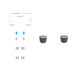 Sistema di controllo di pressione di gomma della bici TPMS dei sensori di Bluetooth due