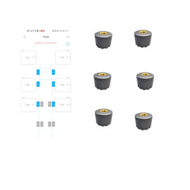 Automobile TPMS del sistema di controllo di pressione di EGQ BLE 4,0 2.4Ghz Tiro Bluetooth