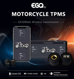 Motociclo 2.4Ghz TPMS di Bluetooth 4,0 del sensore della ruota di APK 2-3