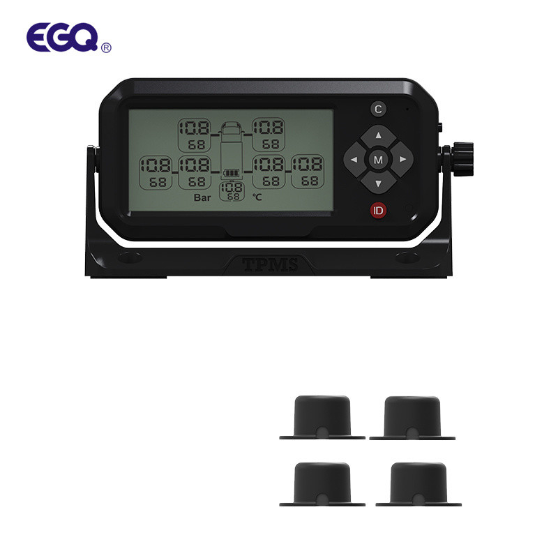 ISO9001 tipo LCD ruota della pasta dell'esposizione di segmento del sistema dell'automobile TPMS 4 del sensore