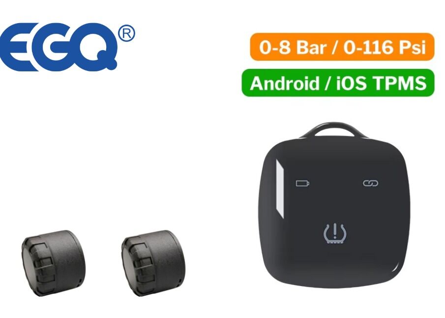 Sensore esterno per moto con protezione impermeabile IP67 e frequenza 433MHz per dati pneumatici veicolo