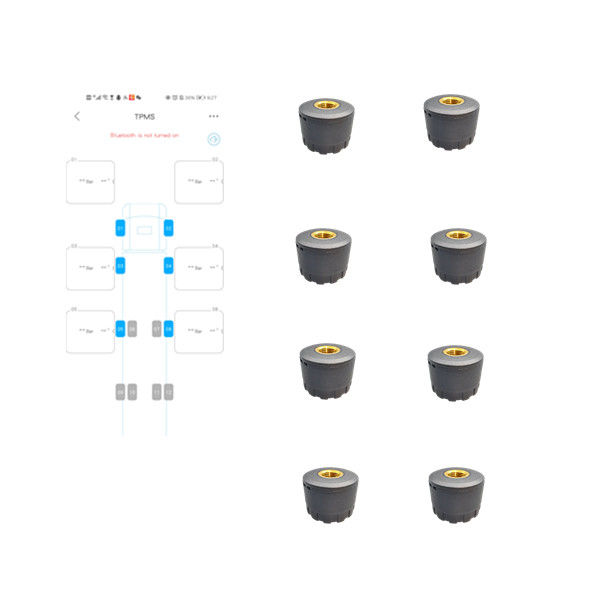 Automobile TPMS del sistema di controllo di pressione di EGQ BLE 4,0 2.4Ghz Tiro Bluetooth