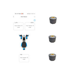 Bici in tempo reale TPMS di Bluetooth del monitor di pressione di gomma della bicicletta